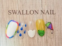 スワロンネイル(SWALLON NAIL)/梅雨デザイン♪