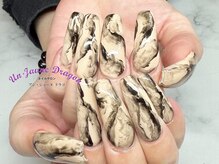 アン ジョーヌドラゴ/【ロングネイル】大理石ネイル