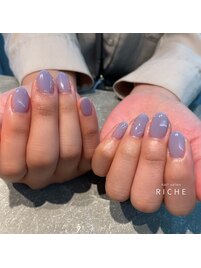 紫陽花カラーネイル