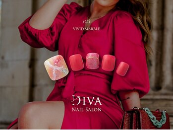 ネイルサロン ディーバ 調布店(Diva)/FootデザインSelect ￥7,810