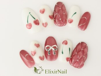 エリクサーネイル 新橋(Elixir Nail)/定額c やり放題/クーポン使用