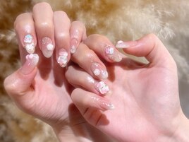 ローズ×チークネイル