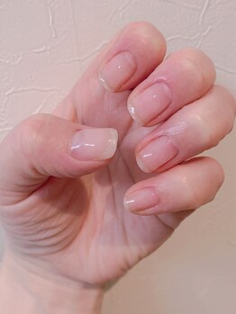 ティヤム(TIAM)の写真/自爪風ジェルで理想の爪に育成!プロならではの極上ケアで指先から印象UP♪自爪に自信が持てる手元に☆