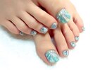 FOOTユニコーン×鱗ネイル GR