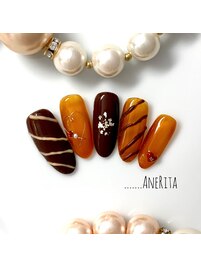 バレンタイン☆チョコネイル