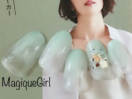 ミントグリーングラデ