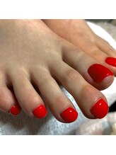 アースコアフュールボーテ 成田店(EARTH coiffure beaute)/フット♪好きな色で一色ぬり♪