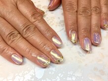 レアレアネイル(Lealeanail)/【パラジェル】ガラスフレンチ