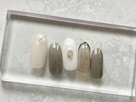メタリック×ラメ
