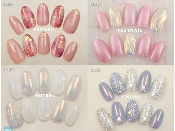 FAST NAIL 荻窪駅前店【パラジェル/ジェルネイル専門/定額/マグネット/フットネイル】/定額 ¥5410 ◆ シンプルAコース
