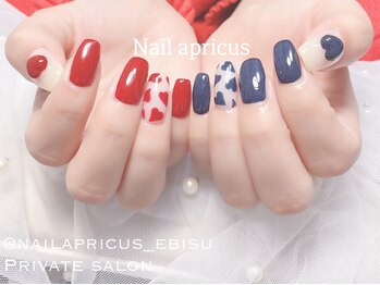 ネイルアプリクス 恵比寿(Nail apricus EBISU)/持込◆バレンタインネイル¥10000