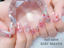 持ち込み☆春ネイル