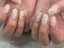 スタッズ/アイボリー/ニュアンス