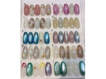 エリクサーネイル 新宿3丁目(Elixir Nail)の雰囲気（8月のおすすめ10種★カラー変更、指の配置換えできます◎）
