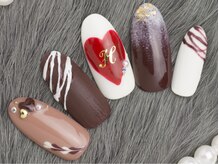 クアトログランシュ 青葉台(QUATRO×GranCieux)/チョコレートネイル／10800円