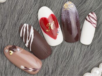 クアトログランシュ 青葉台(QUATRO×GranCieux)/チョコレートネイル/10800円