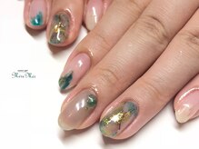 パラジェル認定サロン メールメール 池袋店(MereMer)/ニュアンスネイル　アースカラー