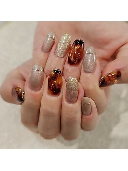 シューププラスネイル 尾張一宮駅前ビル アスティ一宮店(SHOOP plus)/定額アート￥9900(新規￥9900)～