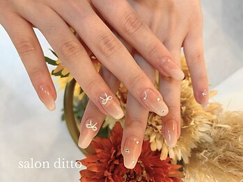 サロンディト(ditto)の写真/持ちの良さ◎パラジェル導入店/フィルインオフ可能！お好みのカラーに色混ぜOK♪【アート 6,500円～】
