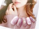 【フラワーレースネイル】