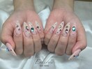 宝石ネイル