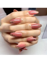 アイリッシュネイル 久屋大通店(Irish Nail)/maogel先端ラメちらし