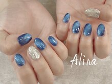 エリナネイルサロン池袋(Alina Nail Salon)/マグネット/ミラーネイル