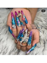 キラキラ夏ネイル☆