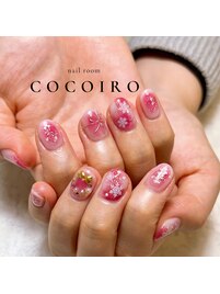 クリスマス/冬ネイル