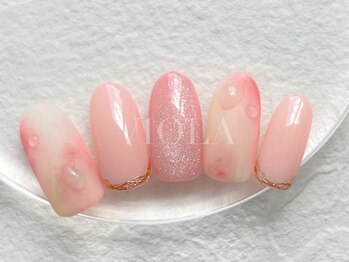 ヴィオラ(VIOLA)/桃ネイル/マグネット