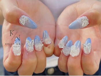 ケリーネイル(kelly nail.)の写真/人と被らない個性派デザインをしたい方に◎シンプル～繊細なアートまでお任せ♪アナタだけの指先を叶える★