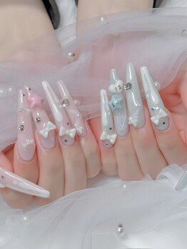リンビューティー(Rin Beauty)の写真/アート好きの方にはつけ放題コースが◎高技術&持ちの良さでシーズンごとに満足のいく指もとへ！
