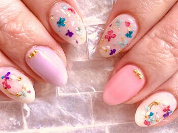サロン ド メルシー(Salon de MERCI)/押し花nail★