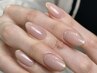 ◆Hand【スキニーラメフレンチ】¥8800→¥8300パラジェル◎