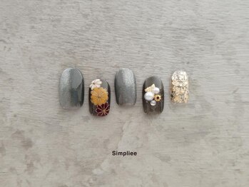 シンプリー ネイルアンドアイラッシュ 祖師谷大蔵店(Simpliee Nail&Eyelash)/【ハンド】和柄