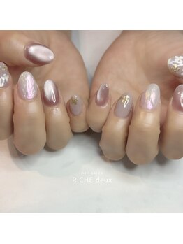 リッシュ ドゥ(RICHE deux)/春うるちゅるネイル