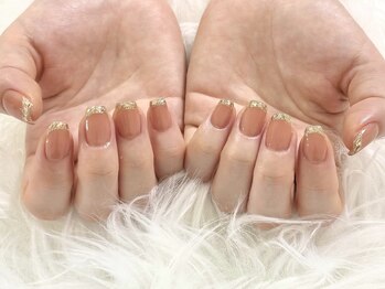 リリービューティーネイル(Lily beauty nail)/ガラスフレンチ