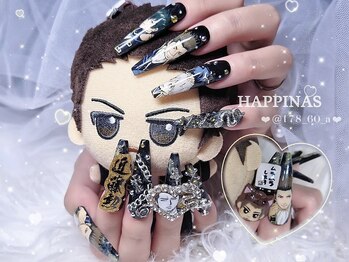 ハピナス(HAPPINAS)/痛ネイル/キャラクターアート/3D