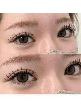パークバイトーキョー(Park by tokyo)の写真/ダブルフラットで少ない本数でもぱっちりな印象に