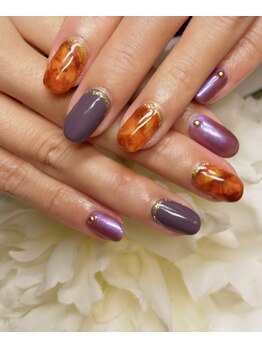 コーラル(CORAL)/オーダーハロウィンネイル