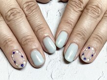 パラジェル登録サロン バランス シンプルネイル&アイラッシュ 新田東店(balance)/囲みネイル