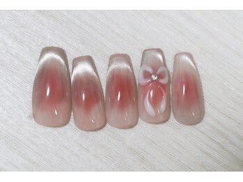 チーク×マグネット・リボン