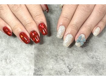 ケーエヌ(KN)/ハートホロ埋め込みネイル