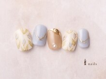 アイネイルズ 横浜EAST店(I-nails)/淡色チューリップネイル