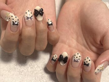 ひまりネイル(ひまりnail)/ドットネイル/ワンホンネイル