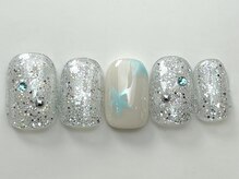 ネイルメゾン 天神店(NAIL MAISON)/キラキラ星春¥6000
