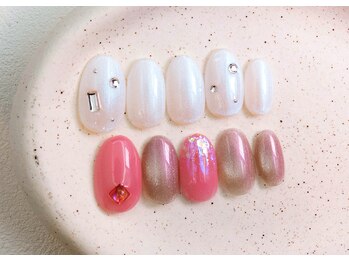 ワンラブネイルズ 新橋店(OneLoveNails)の写真/初めてのネイルでも安心♪初回オフ無料+定額ネイルがよりリーズナブルに☆周りと差がつくデザインに!新橋駅