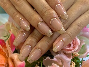 ネイルサロン ドレス(Nail Salon Dress)/[坂田］囲みフレンチ :）