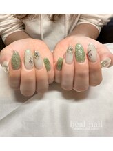 ヒールネイル(heal nail)/ニュアンスgreen.
