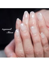 たゆ ネイル(たゆnail)/ラメグラデーションネイル